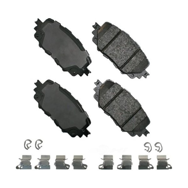 Akebono Proact Ultra Premium Ceramic Pads, Akebono Act1903 Proact ACT1903 - main